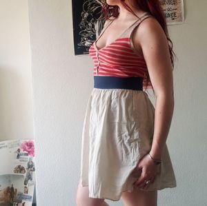 Striped Top Mini dress
